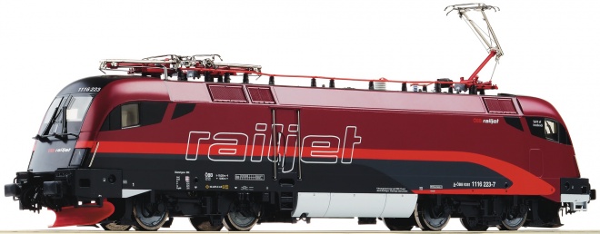 Electric locomotive Rh 1116 of RailJet Digital with Sound<br /><a href='images/pictures/Roco/72457.jpg' target='_blank'>Full size image</a>